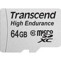 microSDXC card 64 GB Transcend High Endurance Class 10 incl. SD adapter
