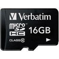 microSDHC card 16 GB Verbatim MICRO SDHC 16GB CLASS 10 Class 10
