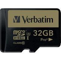 microSDHC card 32 GB Verbatim PRO+ Class 10, UHS-I