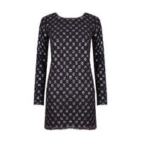 Millie Mackintosh Black Embellished Low Back Mini Dress