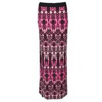 mirror aztec maxi skirt