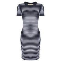 MICHAEL MICHAEL KORS Striped Bodycon Stretch Dress