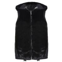 michael michael kors faux fur reversible padded gilet