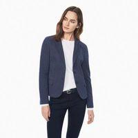 micropattern jersey blazer marine