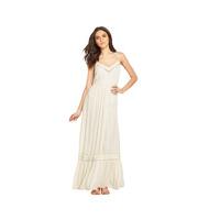 miss selfridge strappy tiered cheesecloth maxi dress