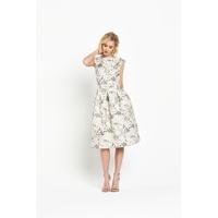 Miss Selfridge Jacquard Midi Prom Dress