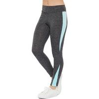 Mikhaela Neon Panel Work Out Leggings - Turquoise