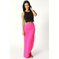 Michelle Viscose Maxi Skirt - pink