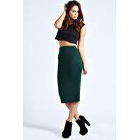 Midi Jersey Tube Skirt - bottle