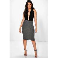 midi skirt charcoal