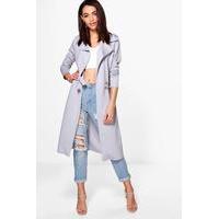 Military Style Duster - grey