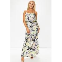 michelle lemon floral cami maxi dress