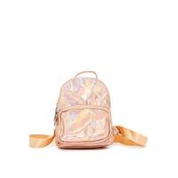 Misty Gold Holographic Mini Backpack