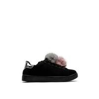 minnie pom pom black trainers