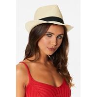 micha beige straw hat