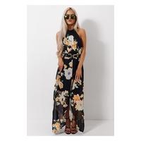 Mia Floral Split Maxi Dress