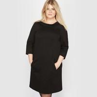 milano knit dress with 34 sleeves