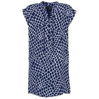 michael michael kors nyla croc lace up drs womens dress in blue