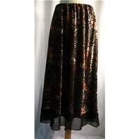 minosa minosa petite black calf length skirt