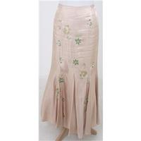 Minuet, size 14 champagne long evening skirt