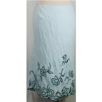 Minuet size 14 mint green linen skirt