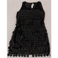 Miso size 8 black sleeveless dress