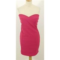 Miss Selfridges Mini Dress Size 8 Featuring Cerise pink