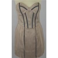Miss Selfridge - Size: 10 - Beige - Strapless dress