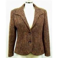 Minosa brown tweed jacket Size 12