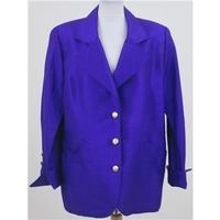 Miss Ming size L purple silk jacket