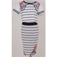 Minkpink, size XS black & white top and skirt