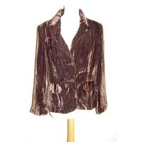michaela louisa london size 12 brown smart jacket coat