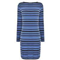 MICHAEL MICHAEL KORS Long Sleeved Striped Dress