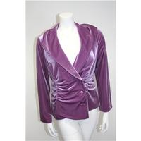 Minuet Size 14 Purple Velvet Jacket Minuet - Size: 14 - Purple - Jacket