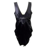 Miss Selfridge Black Sleeveless Dress Size 14