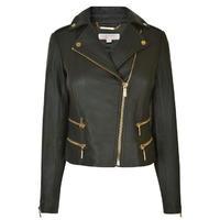 MICHAEL MICHAEL KORS Biker Leather Jacket