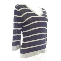 Minuet size 12 black and grey striped top Minuet - Size: 12 - Black - Pullover