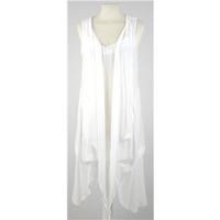 Miss Baron - Size: 12 - White - Handkerchief Dress