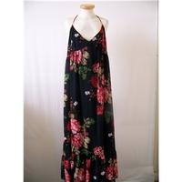 miss selfridge size 16 multi coloured full length dress