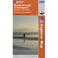 Middlesbrough & Hartlepool - OS Explorer Map Sheet Number 306