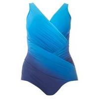 miraclesuit jilian dip dye swimsuit blue