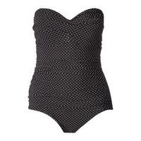 Miraclesuit Barcelona Pin Point Swimsuit, Black