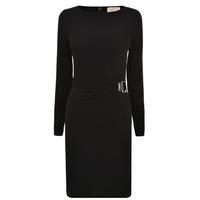 MICHAEL MICHAEL KORS Ruched Long Sleeve Dress