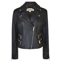 MICHAEL MICHAEL KORS Biker Leather Jacket