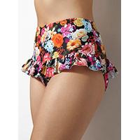 milano floral high waisted bikini briefs