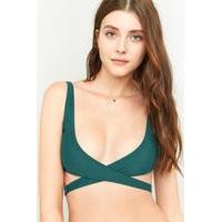 MINKPINK Oceans Blue Wrap Bikini Top, BLUE