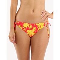 Miami Girls Bikini Pant - Coral and Yellow