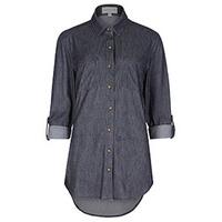 Mid Wash Denim Look Shirt