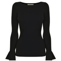 MICHAEL MICHAEL KORS Bell Sleeved Ribbed Jumper