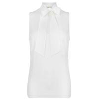 michael michael kors neck tie blouse